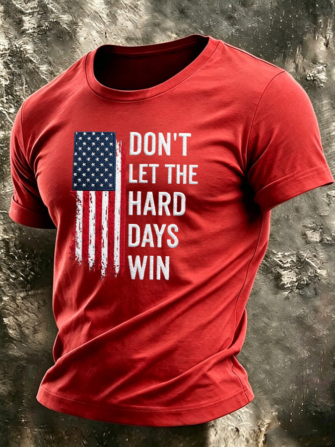 Men'S Faith  Flag Commemorative T-Shirt