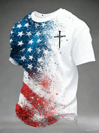 Men's American cross Waffle T-Shirt