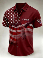 American Independence Day Men's Casual Shirt