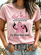 Women'S Breast Cancer Faith T-Shirt
