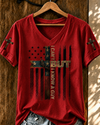 Women'S I Can'T But I Know A Guy Printed Casual T-Shirt