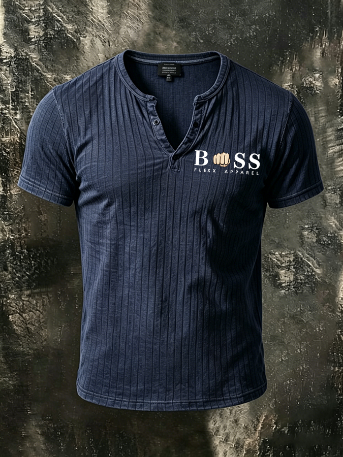 Men'S Casual Logo design  Small V-Neck Short Sleeved T-Shirt