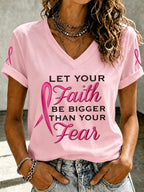Women'S Hope Faith Ribbon T-Shirt