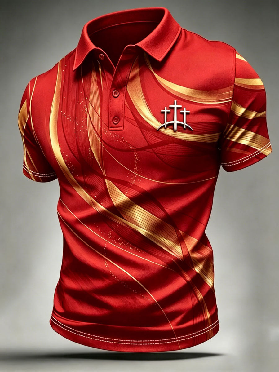 Men'S Faith Printed POLO Shirt