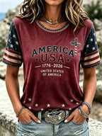 Women's Faith Casual Printed Top