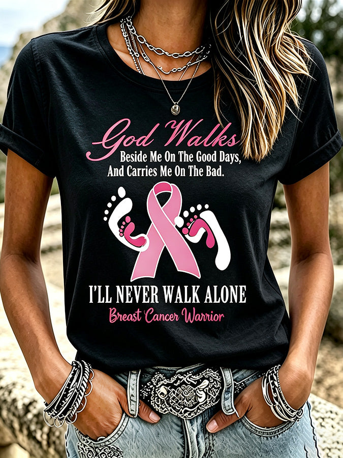 Women'S Breast Cancer Faith T-Shirt
