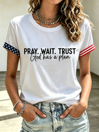 250Th Anniversary Commemorative Faith Printed Round Neck Top In The United States