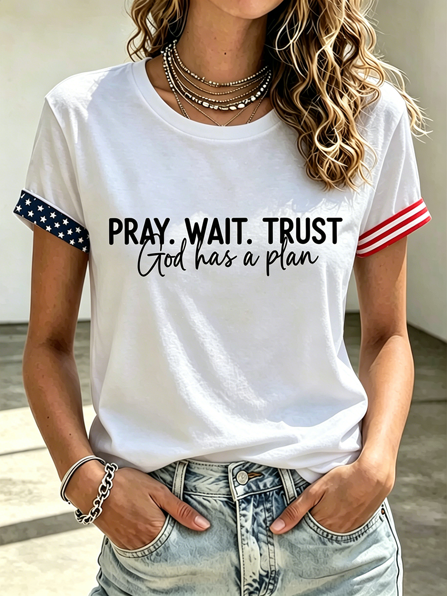 250Th Anniversary Commemorative Faith Printed Round Neck Top In The United States