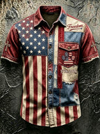 Men'S 250Th Anniversary National Paw Prints Faith Print  Shirt