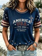 Women's Faith Casual Printed Top
