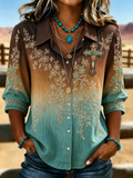 Western Style Belief Cross Shirt