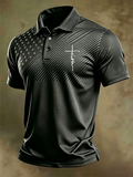 Faith Jesus Personalized Printed Polo Shirt