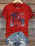 USA 1776-2026 Patriotic Tee