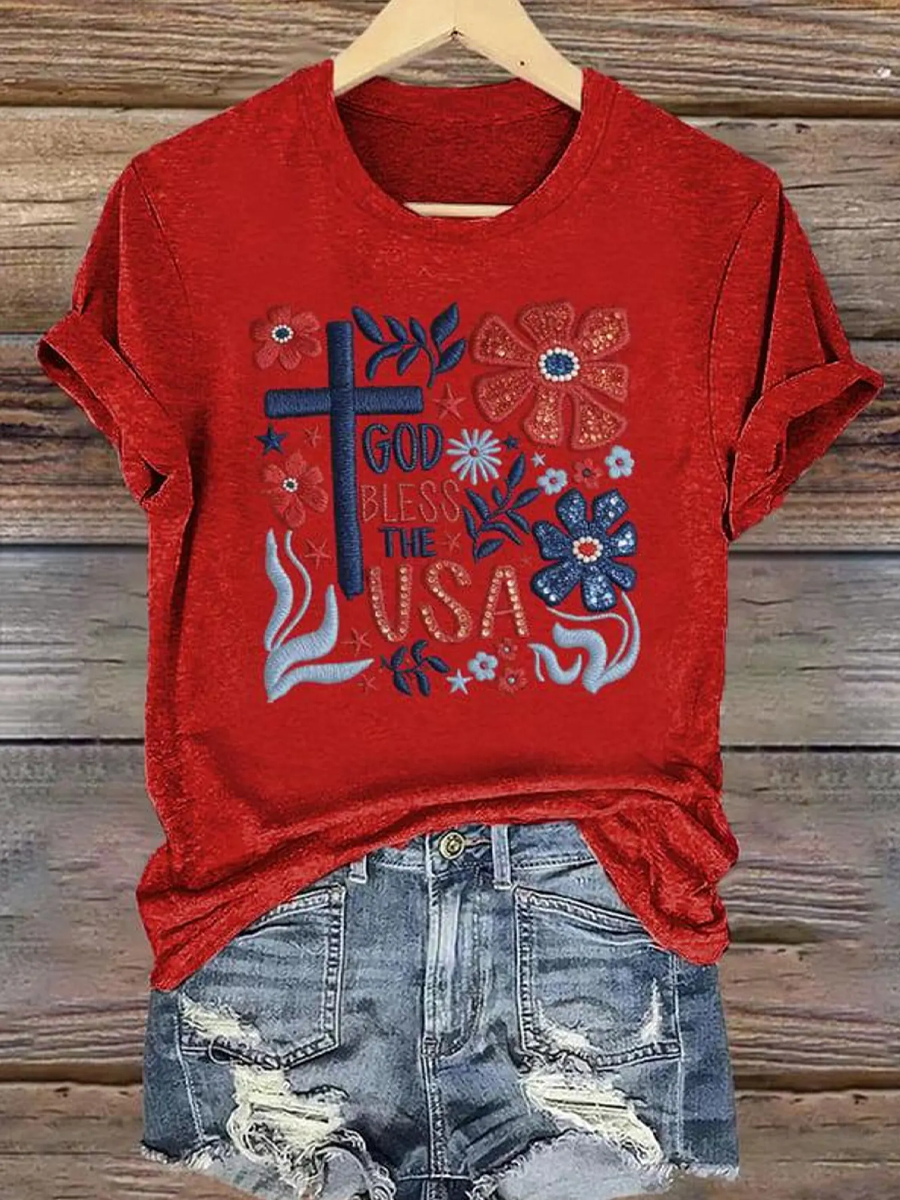 USA 1776-2026 Patriotic Tee