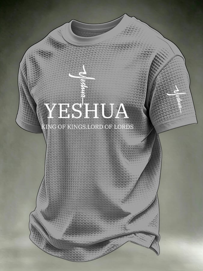 Men's ���Faith��� waffle knit T-shirts