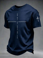 Men's Faith Printed Casual T-shirt