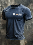 Men's Letter design Casual T-shirt
