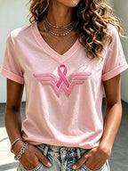 Women's Breast cancer awareness T-Shirt